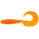 FishUp Fancy Grub 2.5" (10шт), #049 - Orange Pumpkin/Black