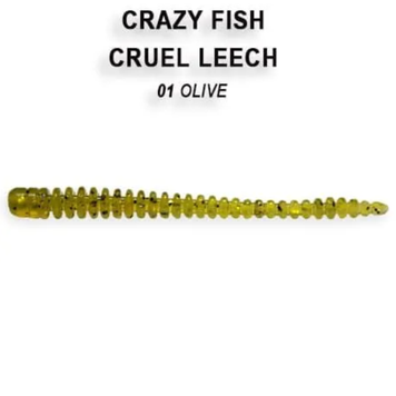 Crazy Fish Cruel leech 2.2" 8-55-1-6 кальмар 8шт.уп