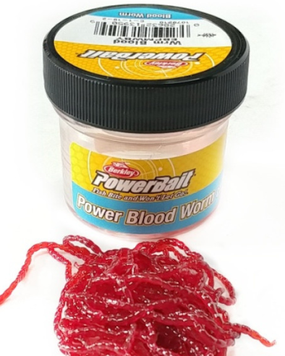 Berkley Gulp ! Power Blood Worm 100 шт.уп