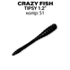 Crazy Fish Tipsy 1.2" 69-30-51-6 кальмар 16шт.уп