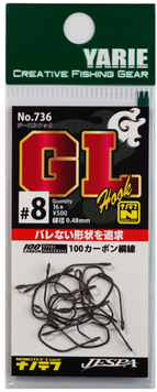 YARIE 736 GL Hook #6 / &Oslash;0.54mm / 16шт.уп