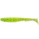 FishUp U-Shad 2" (10шт), #055 - Chartreuse/Black