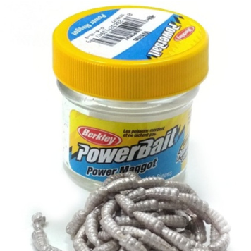 Berkley Gulp ! Power Maggot / White / 110 шт.уп