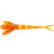 FishUp Flit 1.5" (10шт), #049 - Orange Pumpkin/Black