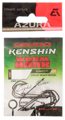 Azura Kenshin Worm Hook #12 (10шт.уп)