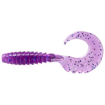 FishUp Fancy Grub 2.5" (10шт), #014 - Violet/Blue