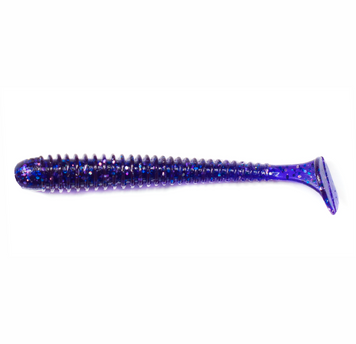 ANGRY BAITS Zander Worm 3 Violet (6шт.уп)