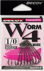 Decoy Worm 4 # 2 Strong Wire 9шт/уп.