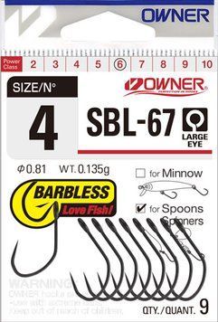 Owner SBL-67 #6 / &Oslash;0.72mm / 10шт.уп