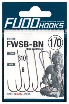 Fudo Worm SSB Black № 10 - 10шт.уп