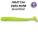 Crazy Fish Vibro Worm 2 / 3-50-6-6 кальмар 8шт.уп