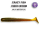 Crazy Fish Vibro Worm 2.5 / 81-65-14-6 кальмар 8шт.уп