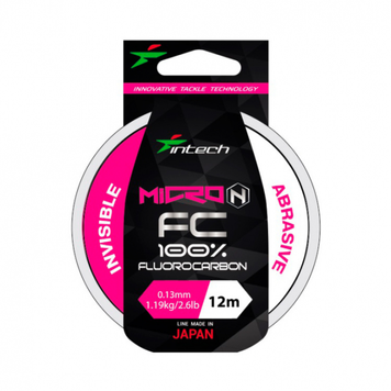 Флюорокарбон Intech Micron FC 12m 0.13mm 1.19kg\2.6lb