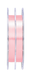 YGK Ambercord SG D-PET Polyester (Pink) 200m #0.5/0.117mm 2.7lb/1.2kg