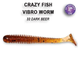 Crazy Fish Vibro Worm 2 / 3-50-32-6 кальмар 8шт.уп