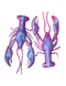 Angry Baits Kraken 1.2 / 51 Clear Morning Down UV / 9шт.уп