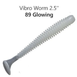 Crazy Fish Vibro Worm 2.5 / 81-65-89-6 кальмар 8шт.уп