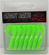 ANGRY BAITS Twister 2.2 Acid Green (7шт.уп)