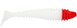 ANGRY BAITS Fatik 2.8 White Red Head UV (5шт.уп)