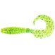 FishUp Fancy Grub 2.5" (10шт), #026 - Flo Chartreuse/Green