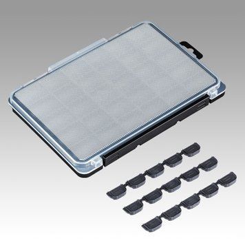 MEIHO Light Game Case 3010 / Clear-Black / 205х145x18mm